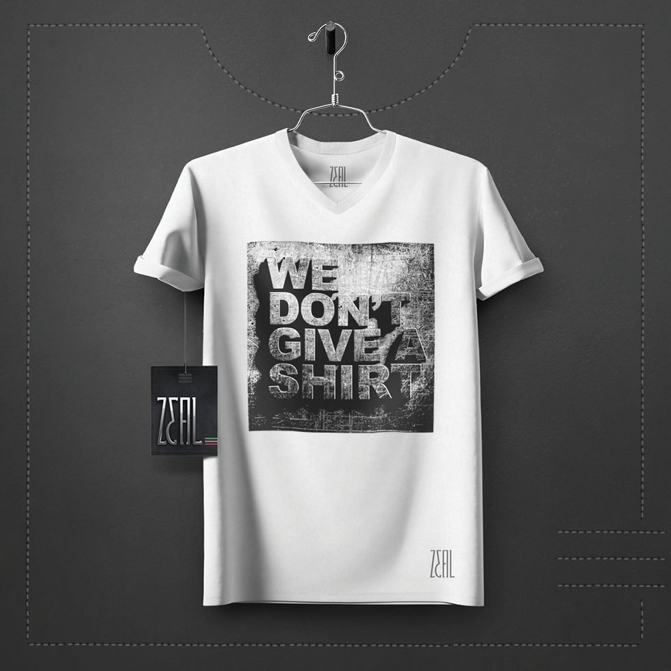 Shirt V-neck Round neck T-shirt