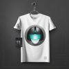 Robot V-neck Round neck T-shirt
