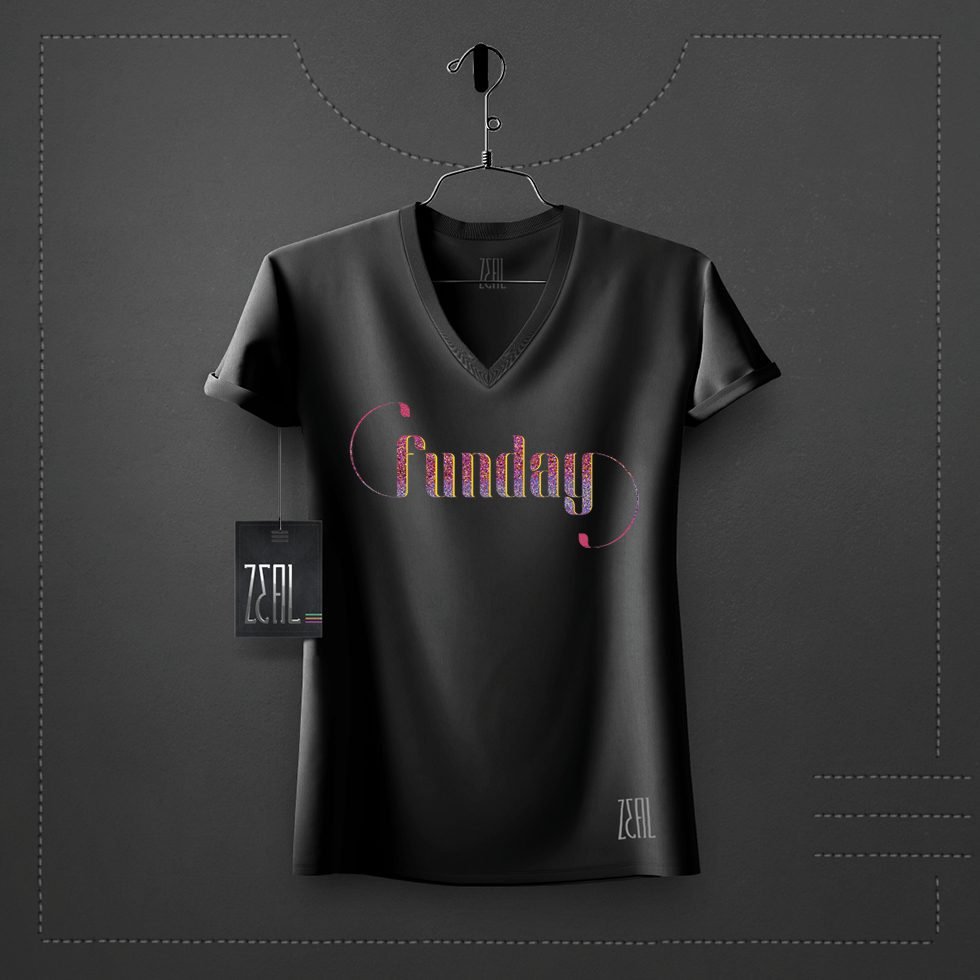 Funday V-neck Round neck T-shirt Funday V-neck Round neck T-shirt