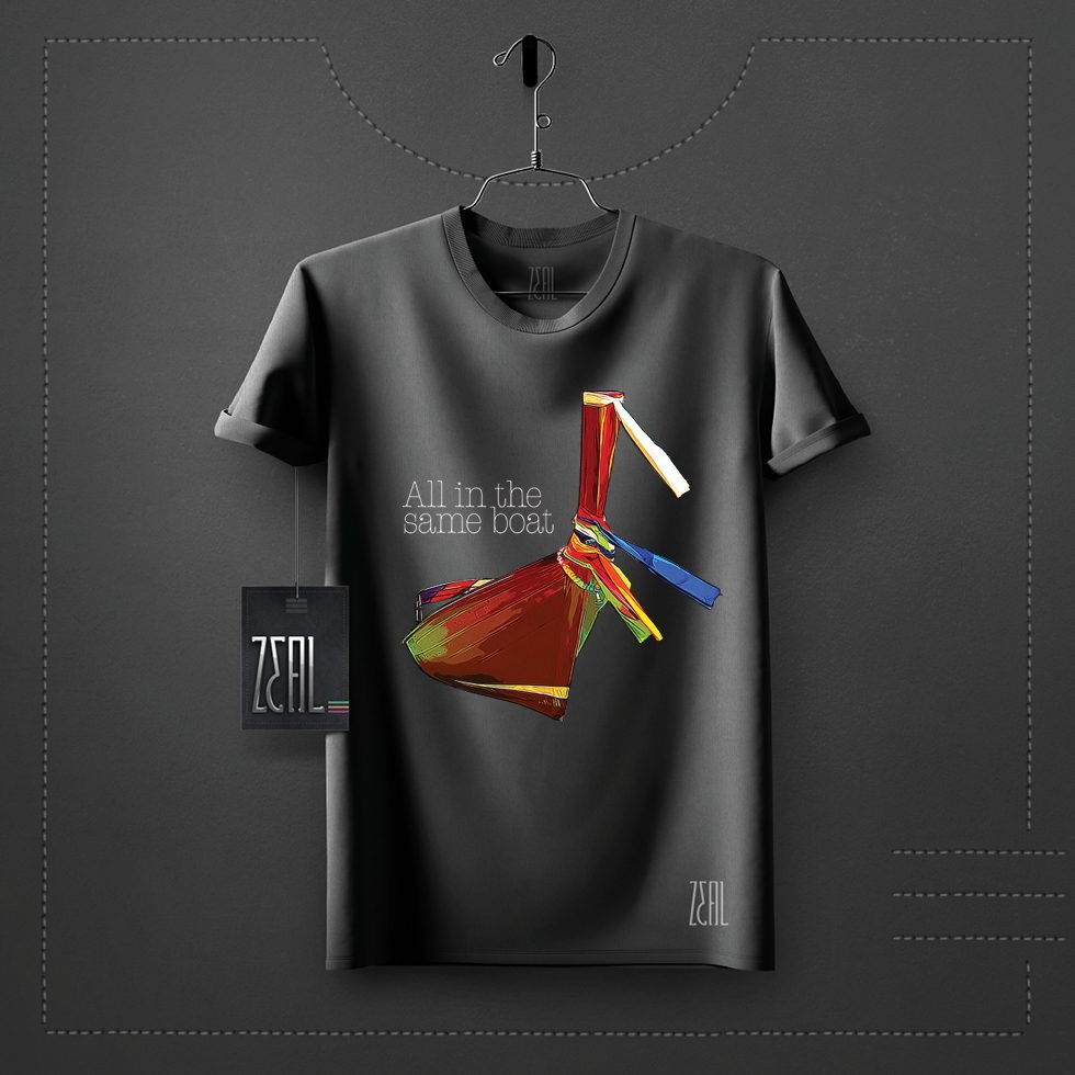 Boat V-neck Round neck T-shirt Boat V-neck Round neck T-shirt