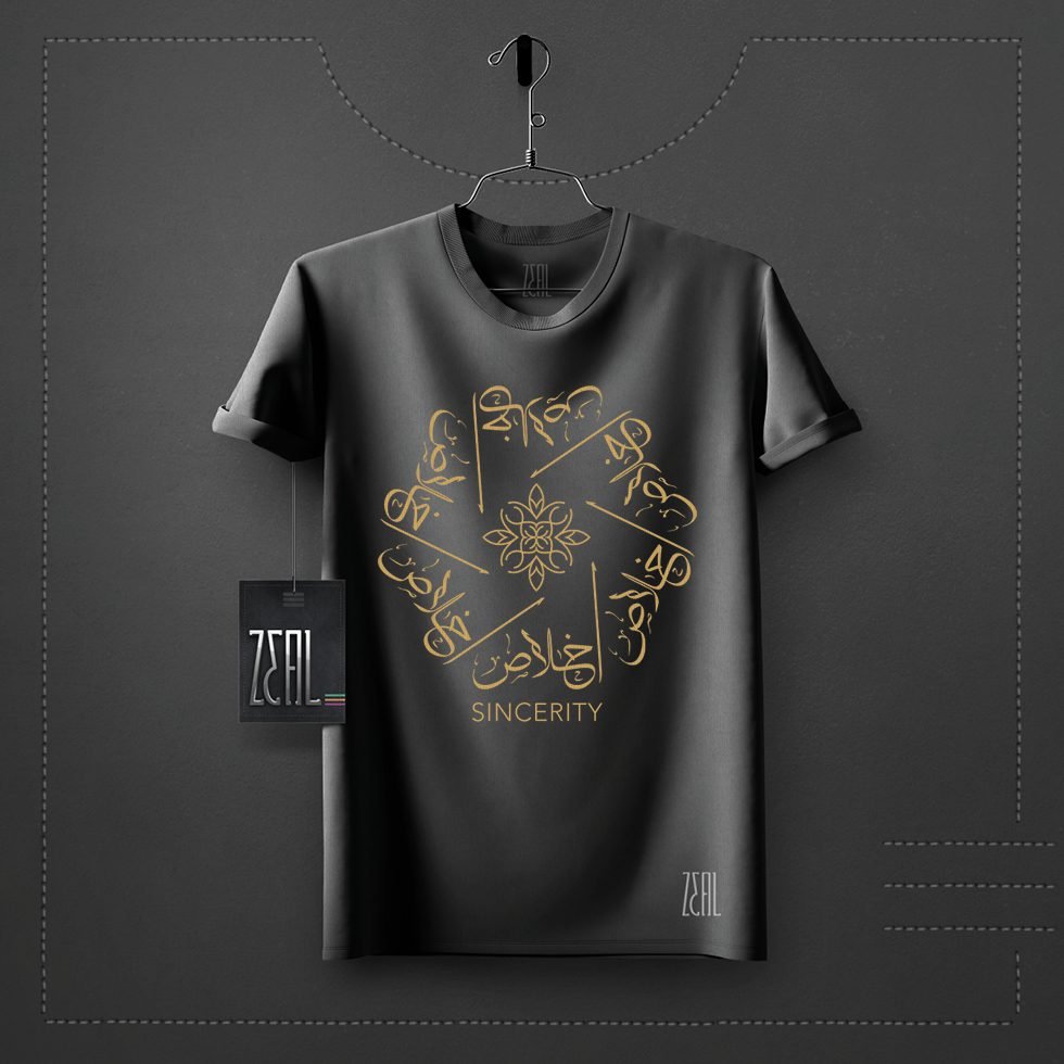 Calligraphy V-neck Round neck T-shirt Calligraphy V-neck Round neck T-shirt