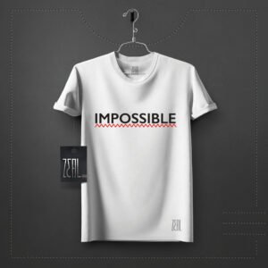 Impossible V-neck Round neck T-shirt