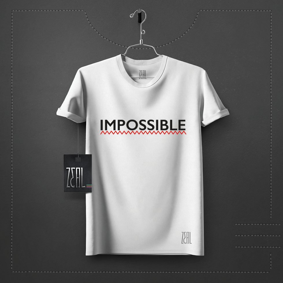 Impossible V-neck Round neck T-shirt Impossible V-neck Round neck T-shirt