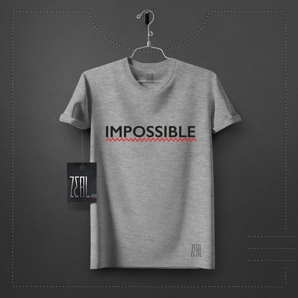 Impossible V-neck Round neck T-shirt Impossible V-neck Round neck T-shirt