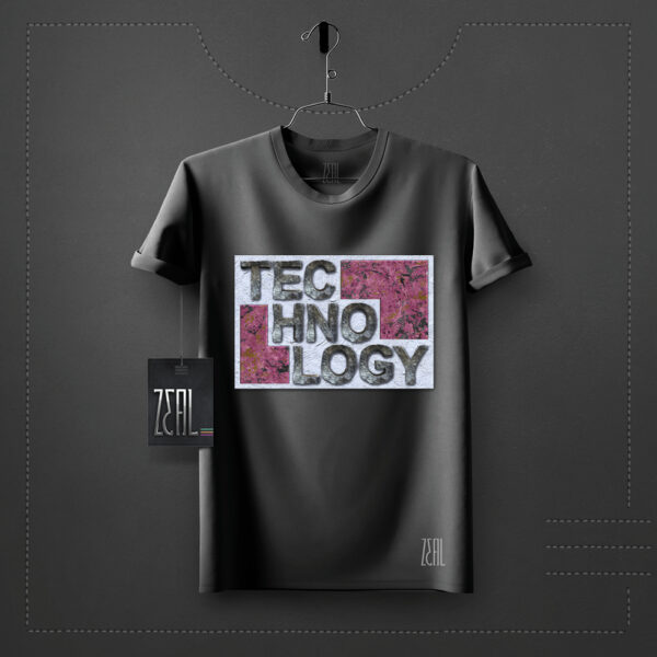 Technology V-neck Round neck T-shirt
