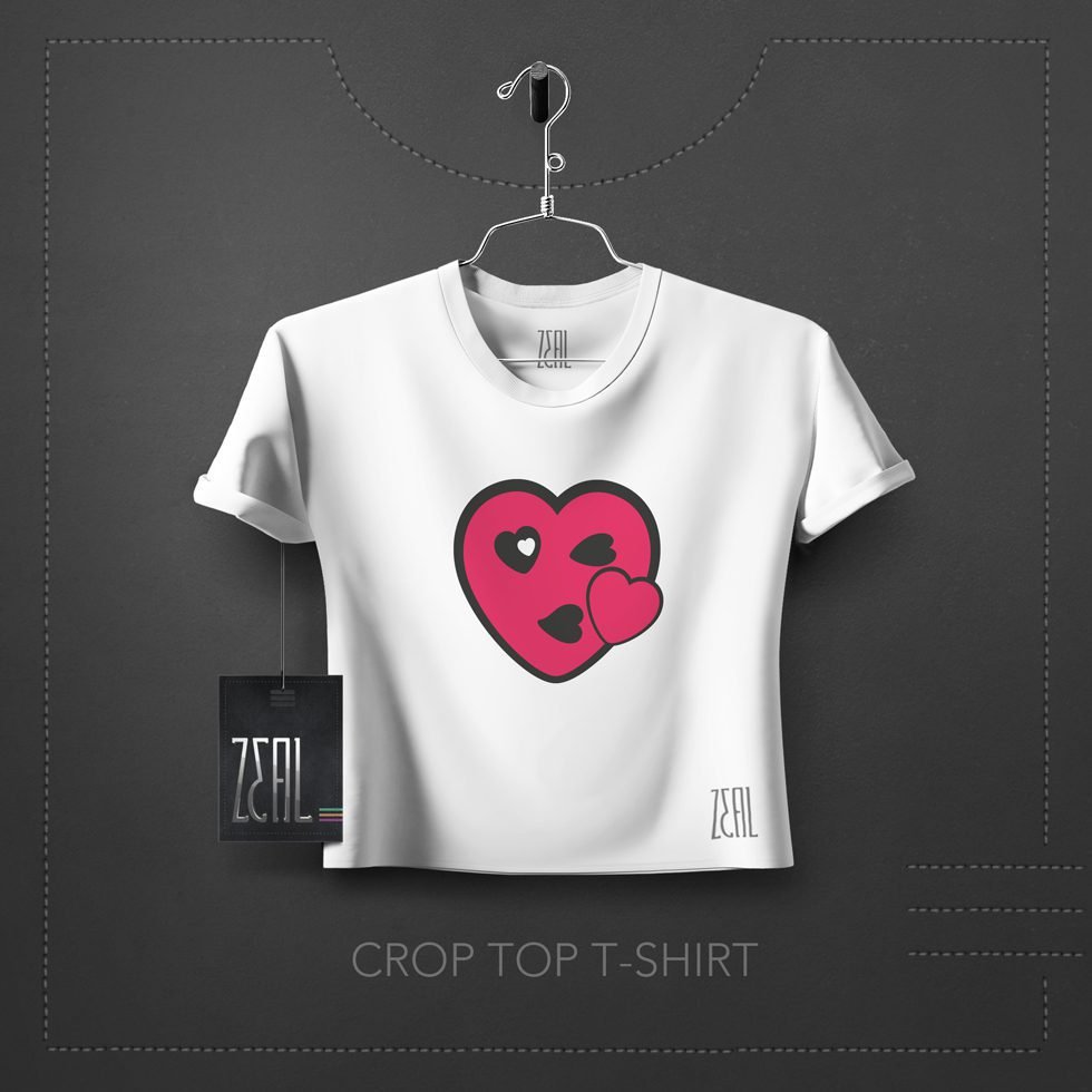Hearty Women Crop Top T-Shirt Hearty Women Crop Top T-Shirt