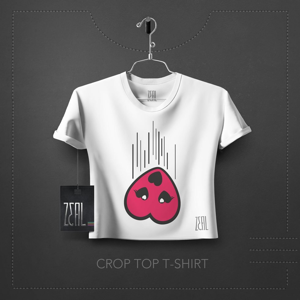 Hearty Women Crop Top T-Shirt Hearty Women Crop Top T-Shirt