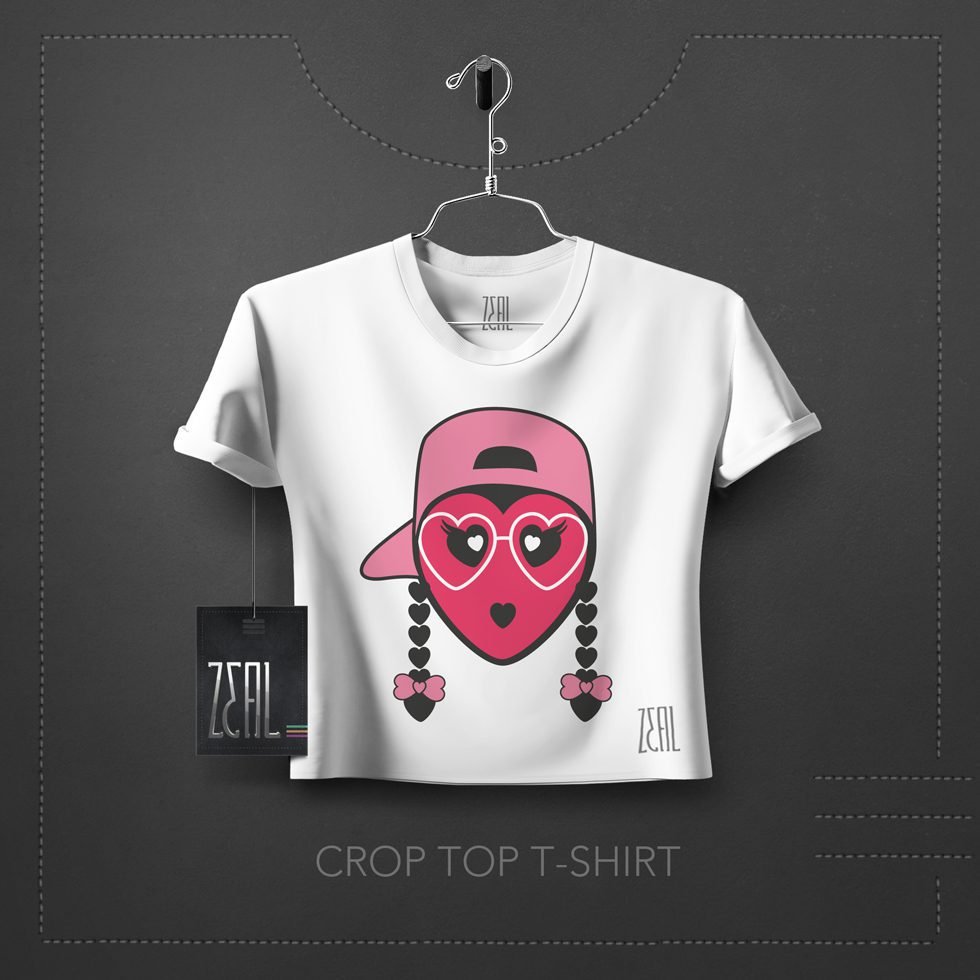 Hearty Women Crop Top T-Shirt Hearty Women Crop Top T-Shirt