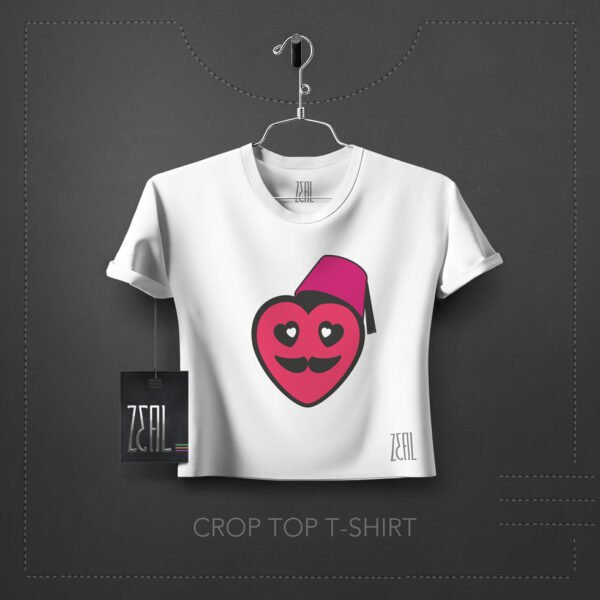 Hearty Women Crop Top T-Shirt