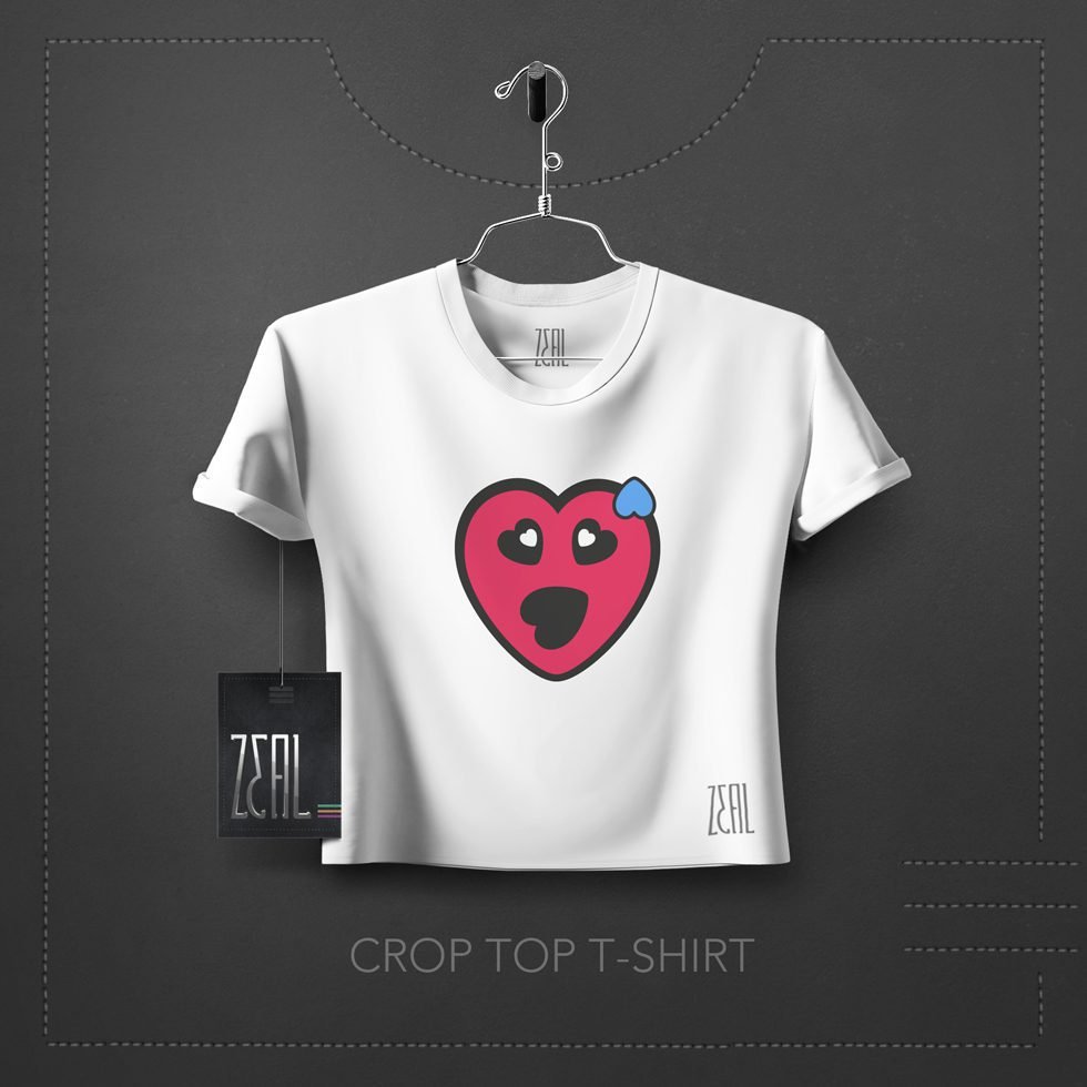 Hearty Women Crop Top T-Shirt Hearty Women Crop Top T-Shirt