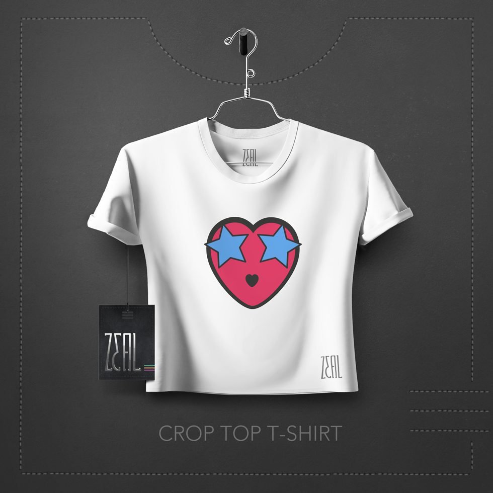 Hearty Women Crop Top T-Shirt Hearty Women Crop Top T-Shirt