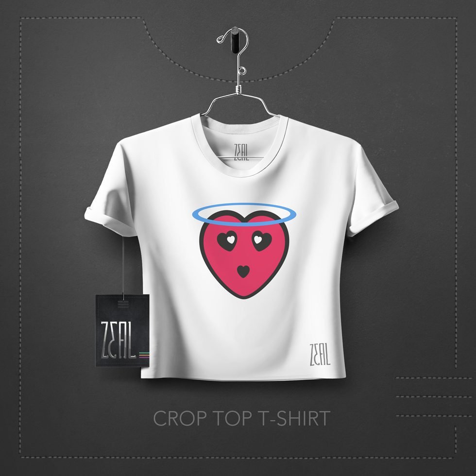Hearty Women Crop Top T-Shirt Hearty Women Crop Top T-Shirt