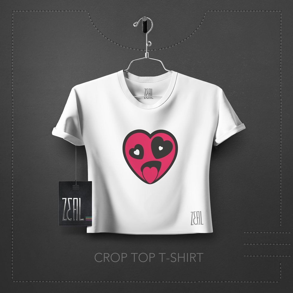 Hearty Women Crop Top T-Shirt Hearty Women Crop Top T-Shirt