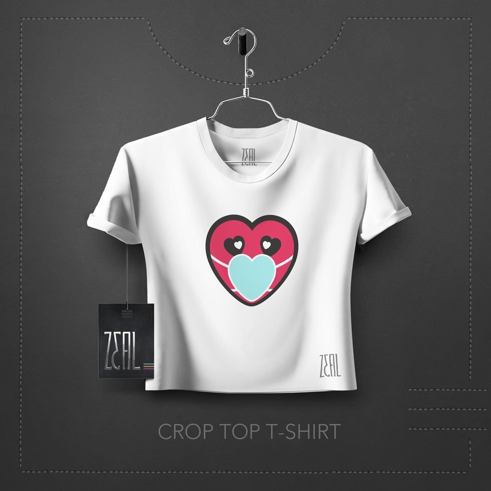 Hearty Women Crop Top T-Shirt Hearty Women Crop Top T-Shirt