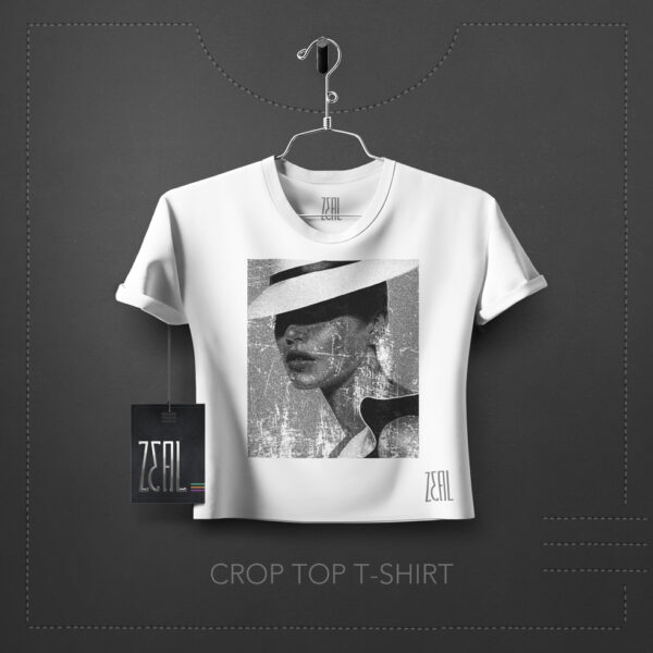 Lady Women Crop Top T-Shirt