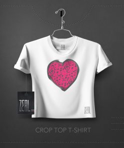 Love MusicWomen Crop Top T-Shirt