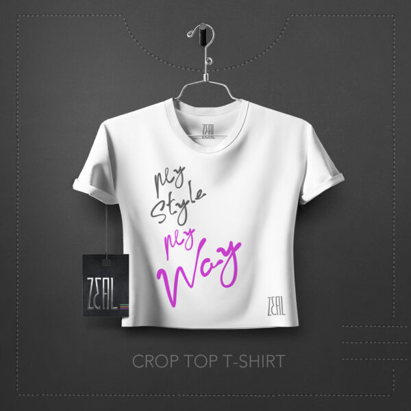 Style my way Women Crop Top T-Shirt