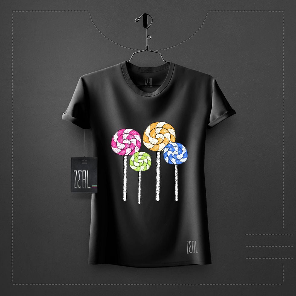 Candy Women V-neck Round neck T-shirt Candy Women V-neck Round neck T-shirt