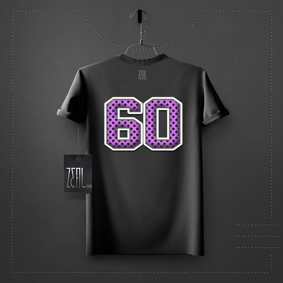 60 V-neck Round neck T-shirt