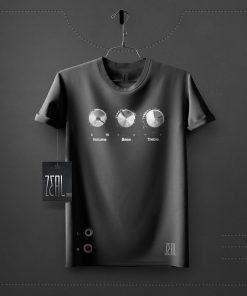Volume V-neck Round neck T-shirt