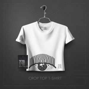 Eye Women Crop Top T-Shirt