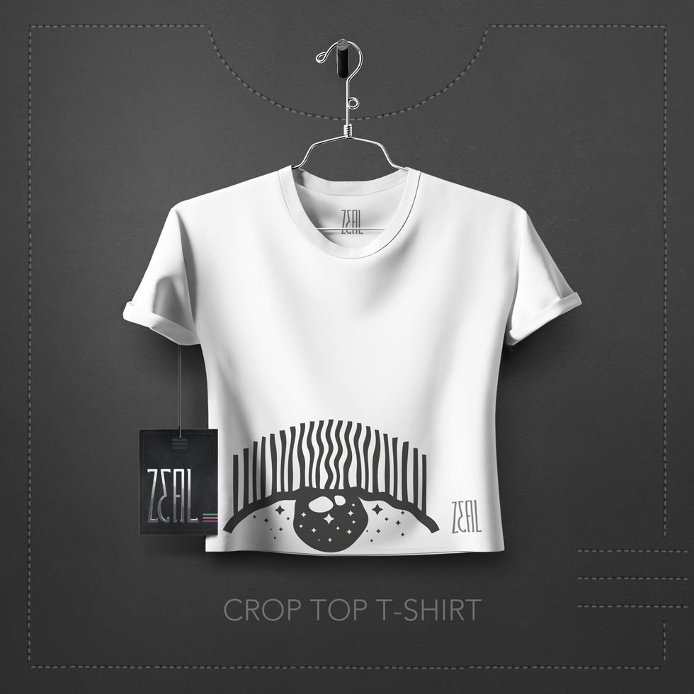 Eye Women Crop Top T-Shirt Eye Women Crop Top T-Shirt