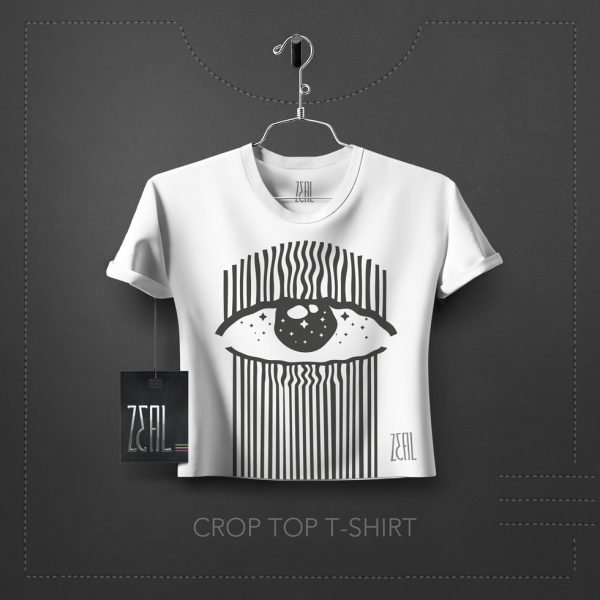 Eye Women Crop Top T-Shirt