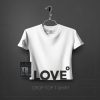 Love Women Crop Top T-Shirt