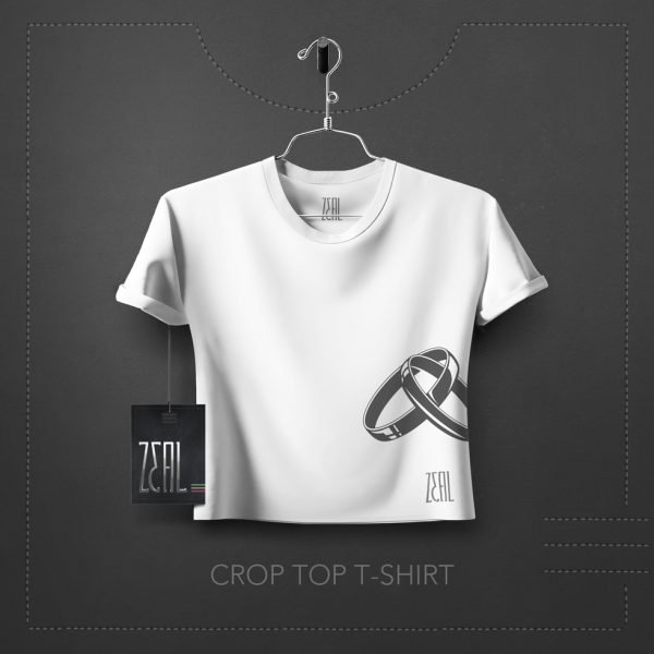 Rings Women Crop Top T-Shirt