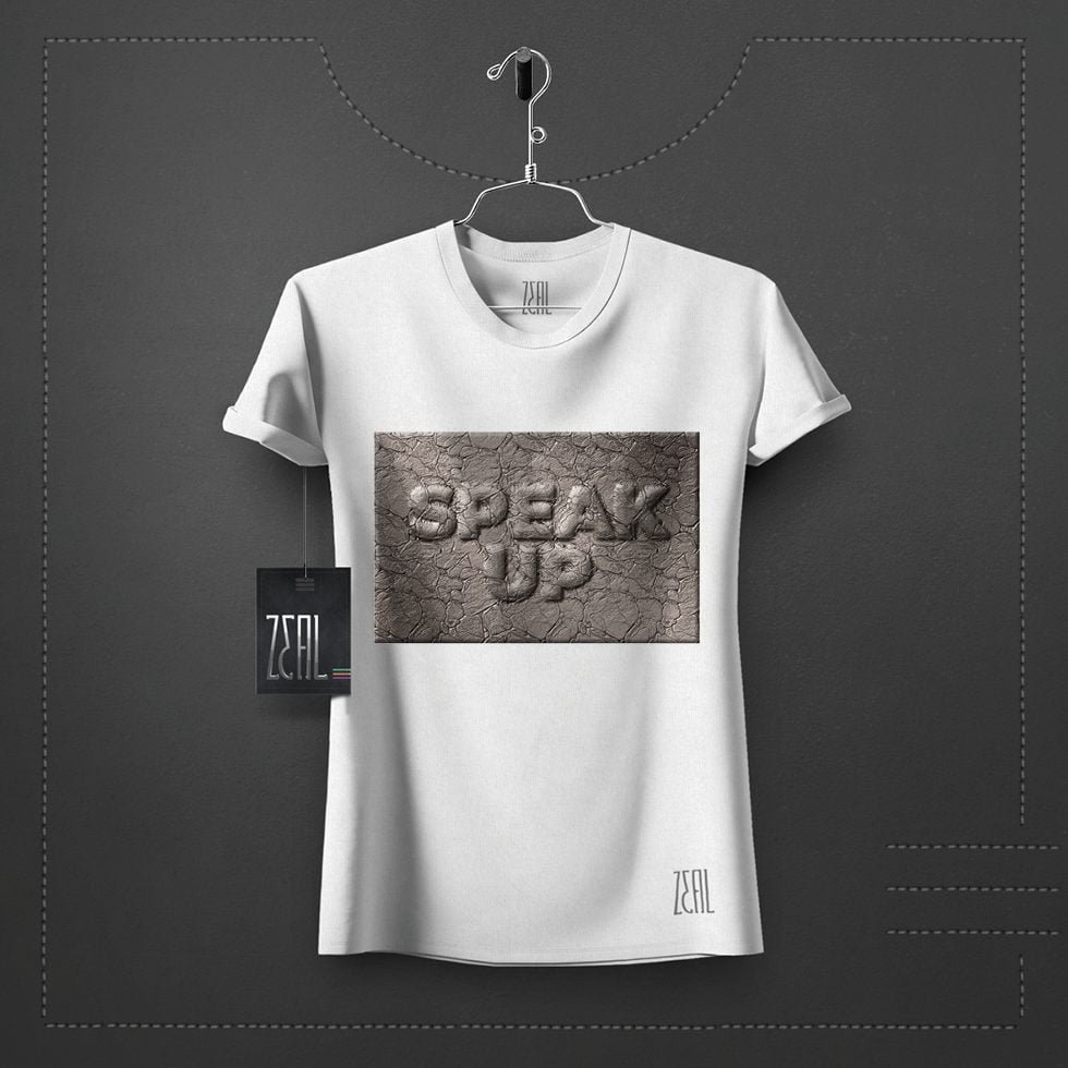 Speak up Women V-neck Round neck T-shirt Speak up Women V-neck Round neck T-shirt