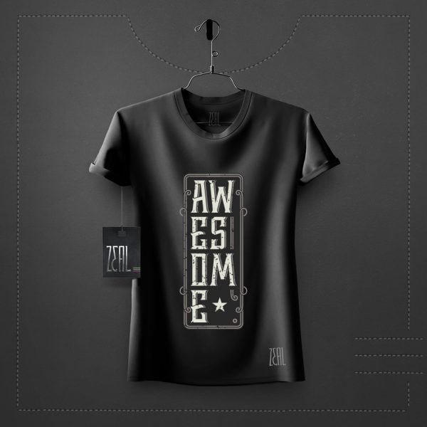 Awesome Women V-neck Round neck T-shirt