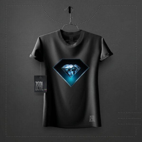 Diamond Women V-neck Round neck T-shirt