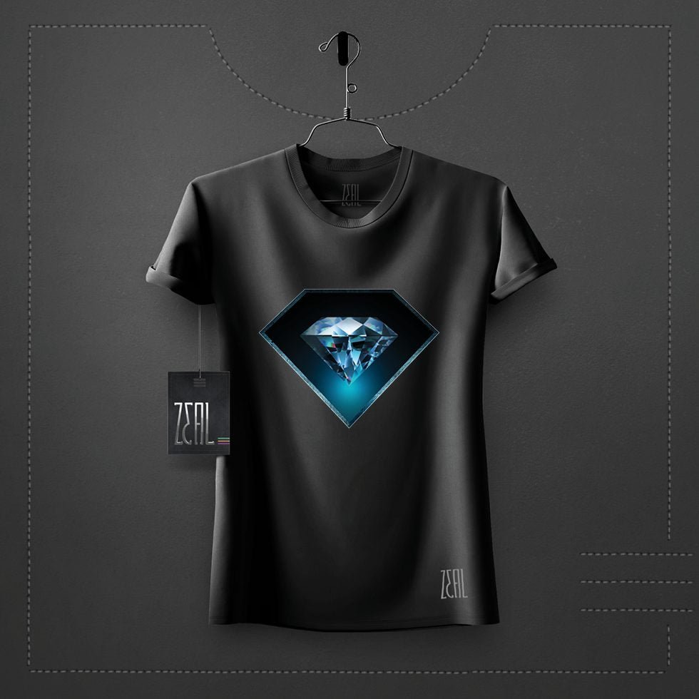 Diamond Women V-neck Round neck T-shirt Diamond Women V-neck Round neck T-shirt