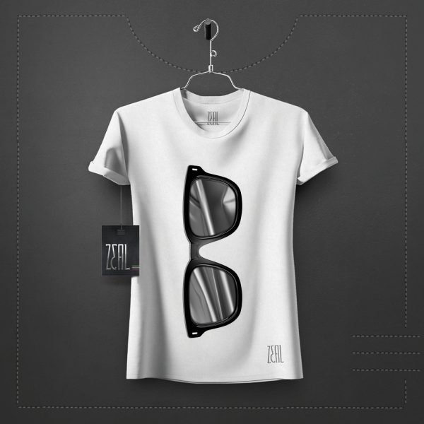 Sunglass Women V-neck Round neck T-shirt