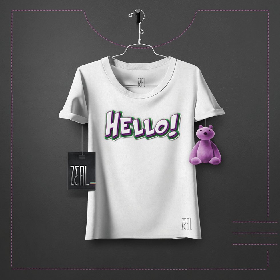 Hello Kids Girl T-shirt Hello Kids Girl T-shirt