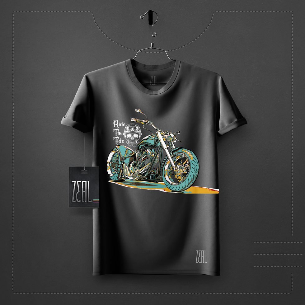 Bike ride V-neck Round neck T-shirt Bike ride V-neck Round neck T-shirt