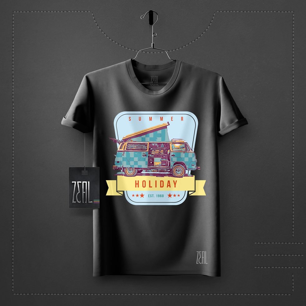 Summer Holiday V-neck Round neck T-shirt Summer Holiday V-neck Round neck T-shirt
