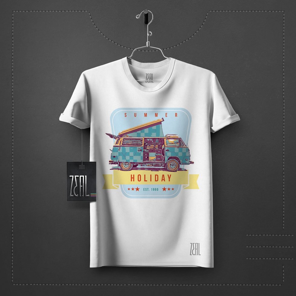 Summer Holiday V-neck Round neck T-shirt Summer Holiday V-neck Round neck T-shirt