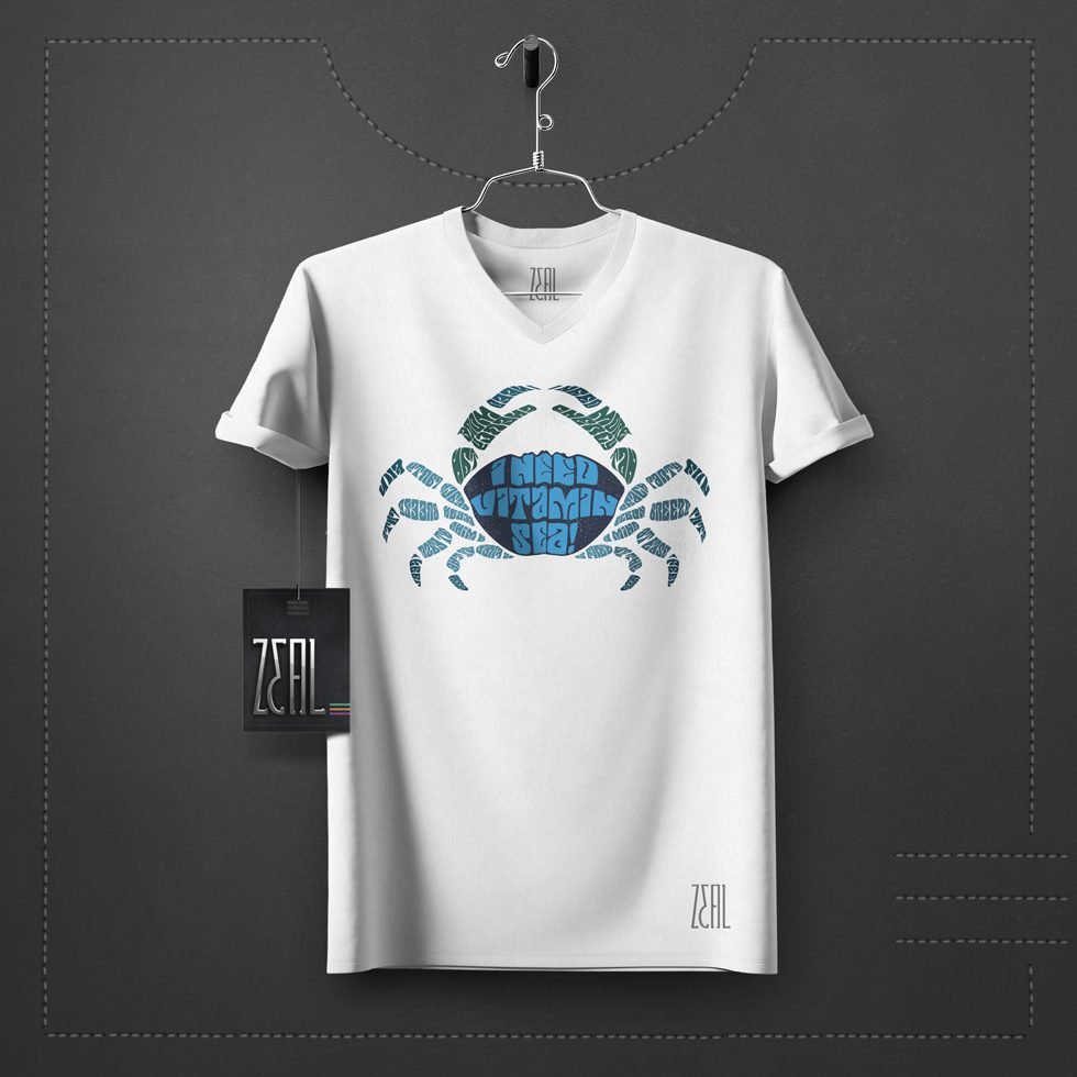 Vitamin Sea Men V-neck Round neck T-shirt Vitamin Sea Men V-neck Round neck T-shirt