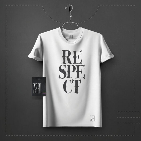 Respect Men V-neck Round neck T-shirt