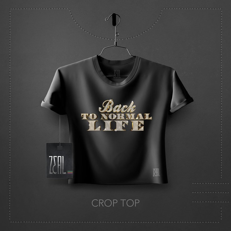 Back to normal life Crop Top Back to normal life Crop Top