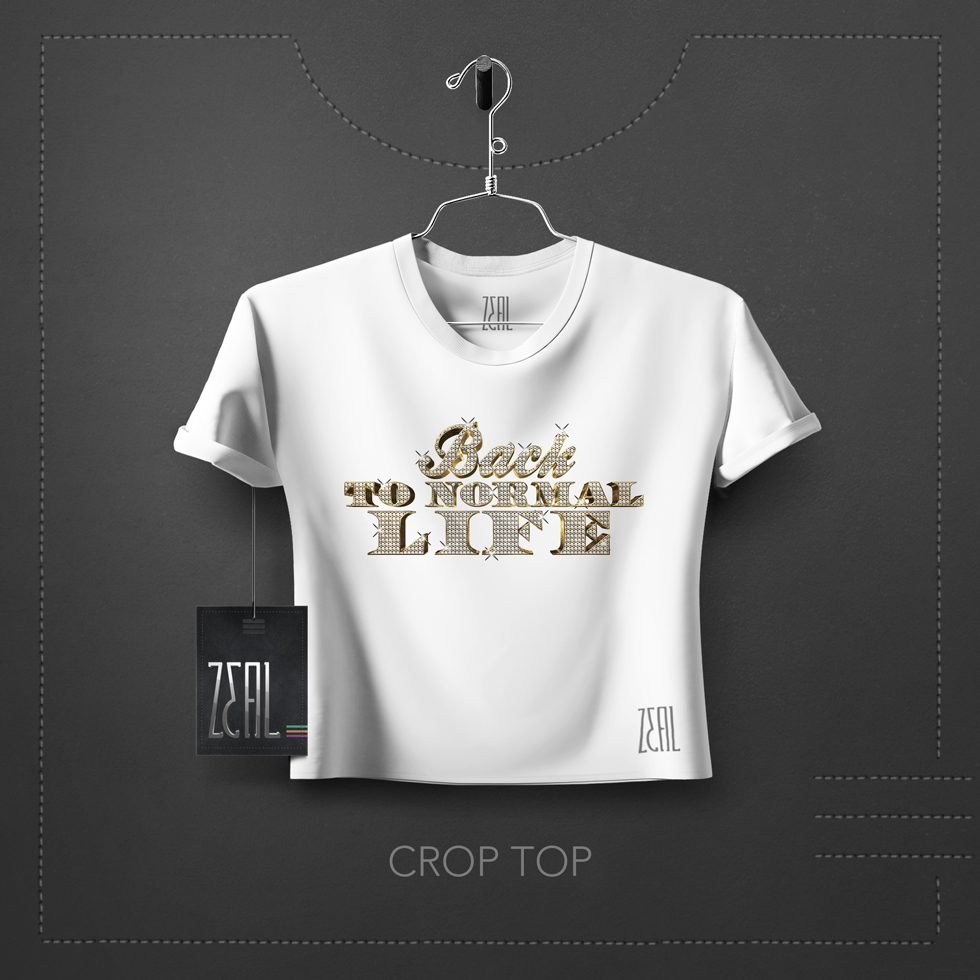 Back to normal life Crop Top Back to normal life Crop Top