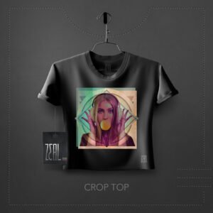 Retro women Crop Top