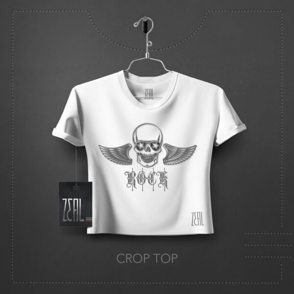 Rock women Crop Top